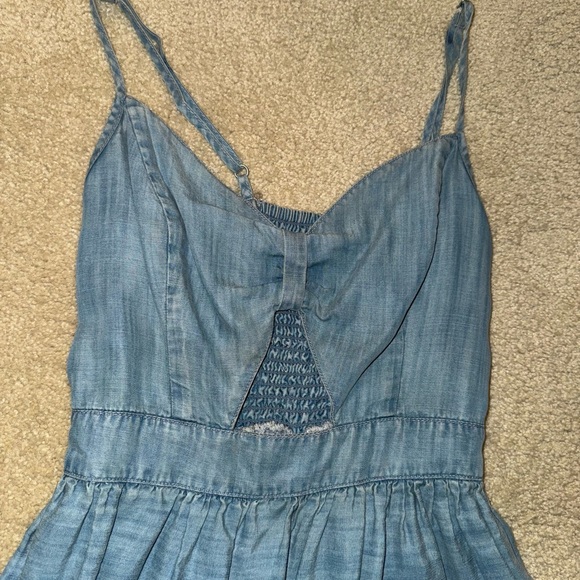Hollister Light Blue Denim Dress - Picture 2 of 5